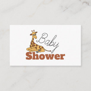 Baby Giraffe, Baby Shower Invitation