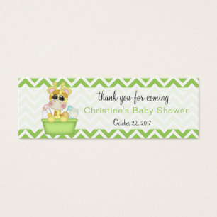Baby Giraffe Baby Shower Thank You Favour