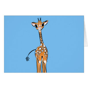 Baby Giraffe - blue