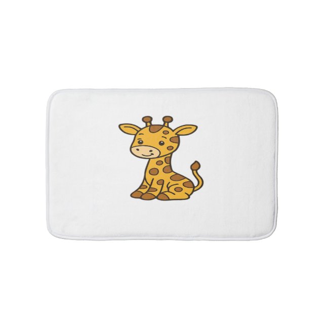 baby giraffe Classic T-Shirt Bath Mat (Front)