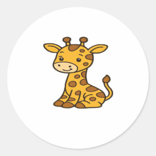 baby giraffe Classic T-Shirt Classic Round Sticker