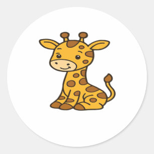 baby giraffe Classic T-Shirt Classic Round Sticker