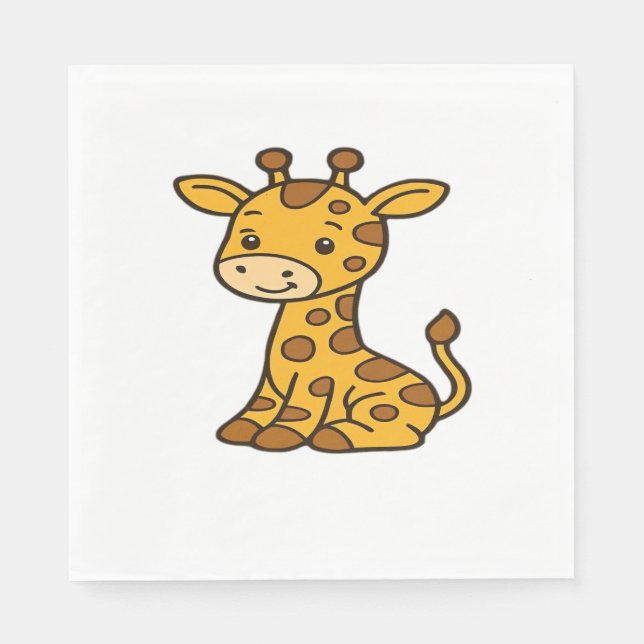 baby giraffe Classic T-Shirt Napkin (Front)