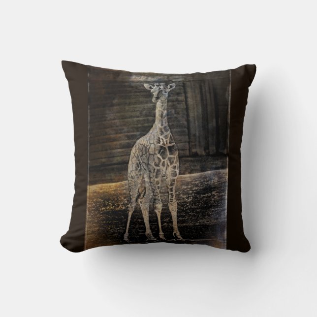Baby Giraffe Cushion (Front)