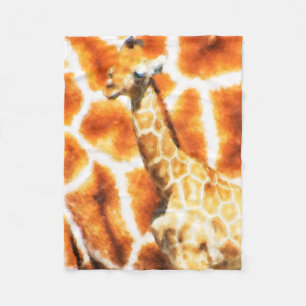Baby Giraffe Fleece Blanket
