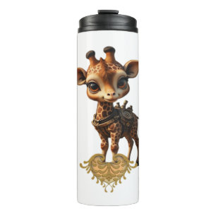 Baby giraffe in steampunk-cartoon style Classic T- Thermal Tumbler