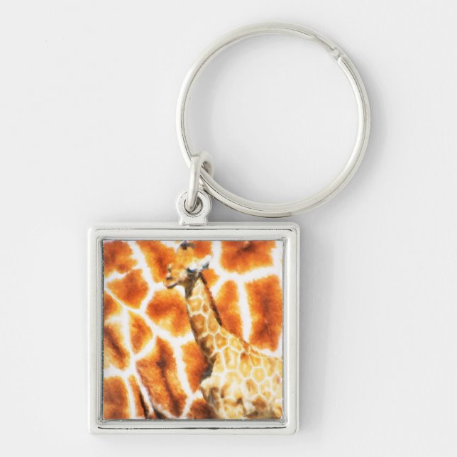 Baby Giraffe Key Ring (Front)