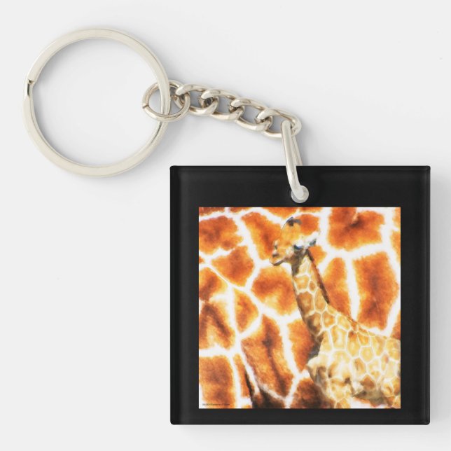 Baby Giraffe Key Ring (Front)