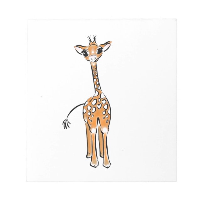 Baby Giraffe Notepad (Front)