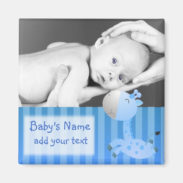 Baby Giraffe/Photo Magnet (Front)