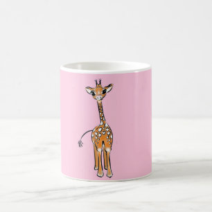 Baby Giraffe - pink Coffee Mug
