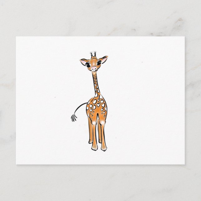 Baby Giraffe Postcard (Front)