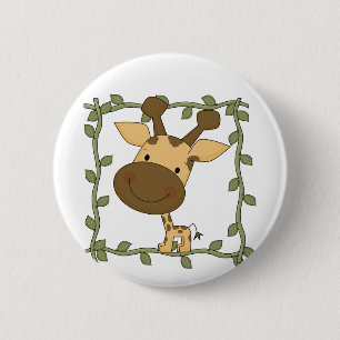 Baby Giraffe Tshirts and Gifts 6 Cm Round Badge