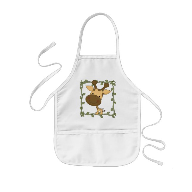 Baby Giraffe Tshirts and Gifts Kids Apron (Front)