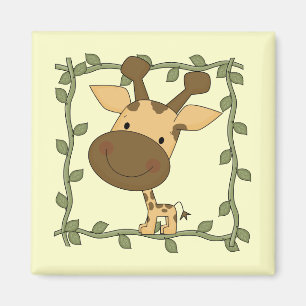 Baby Giraffe Tshirts and Gifts Magnet