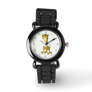 Baby Giraffe Watch - Your Numbers Colour and Font