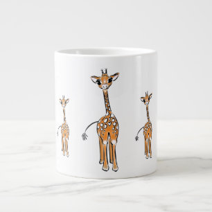 Baby Giraffe's Large Coffee Mug