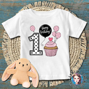 Baby Girl 1st Birthday T-Shirt