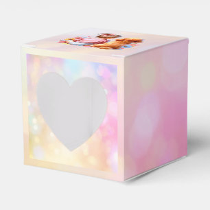 Baby Girl and an Apricot Poodle Favour Box