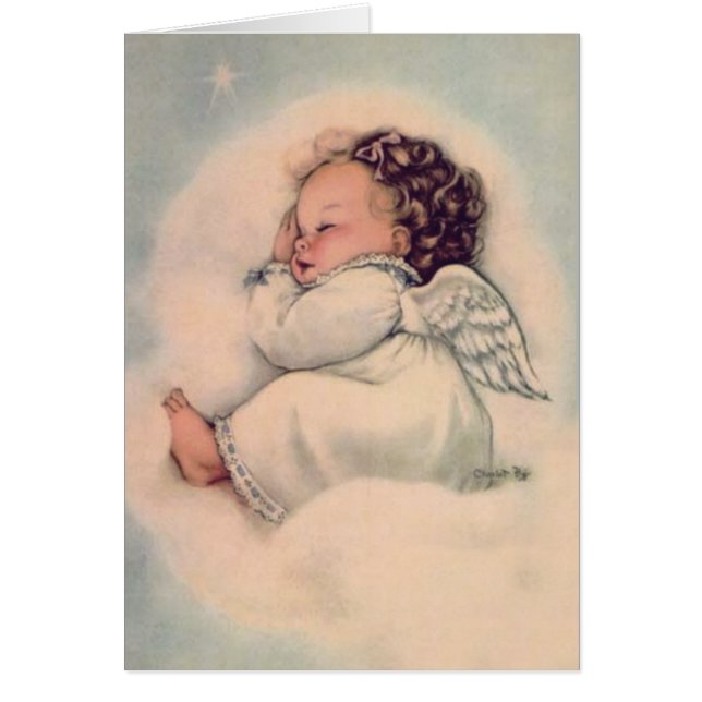 Baby Girl Angel Vintage Religious (Front)