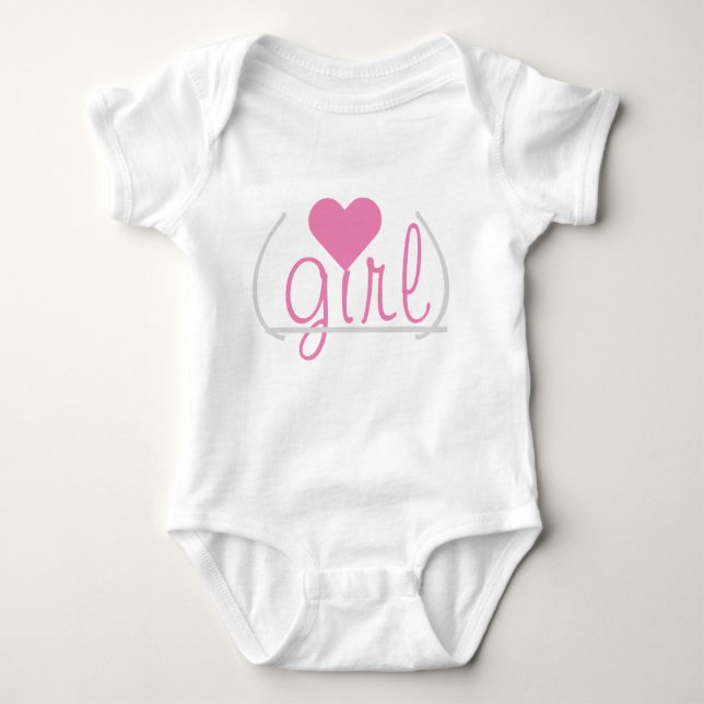 Baby Girl Baby Bodysuit (Front)