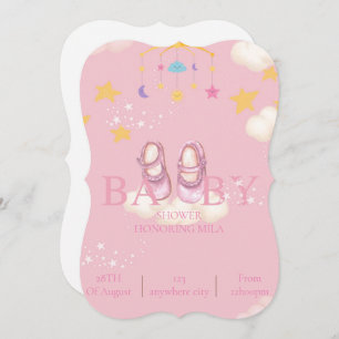baby girl baby shower invitations,digital download invitation