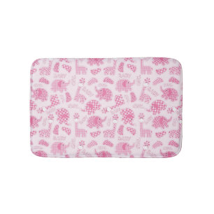 baby girl background bath mat