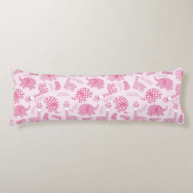 baby girl background body cushion (Front)