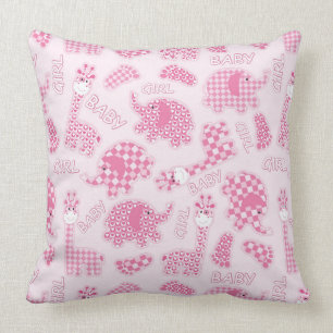 baby girl background cushion