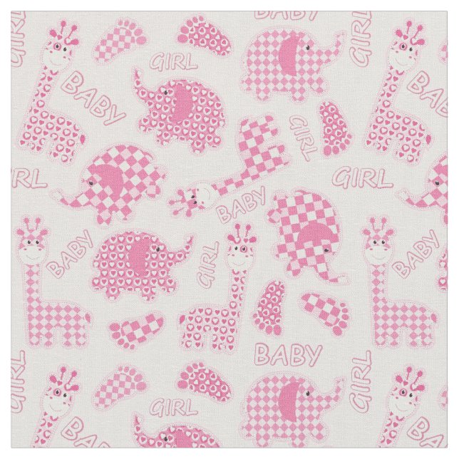 baby girl background fabric (Close Up)