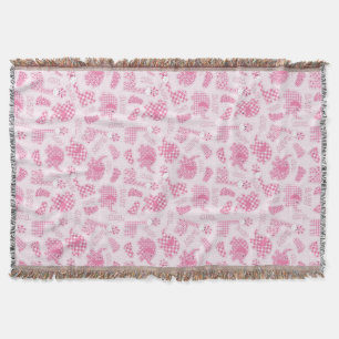 baby girl background throw blanket