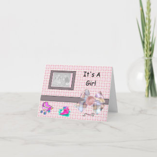 Baby Girl Birth Announcement
