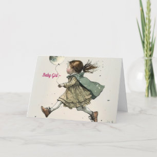 BABY GIRL BIRTHDAY CARD