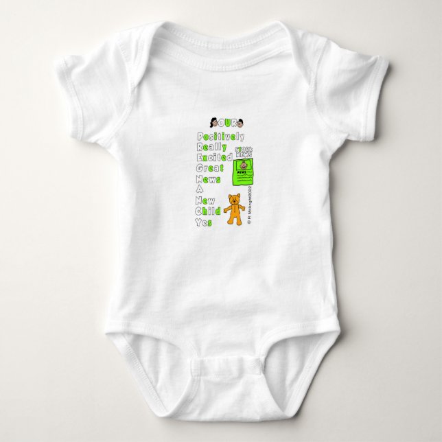 Baby Girl bodysuit with special message for her   (Front)