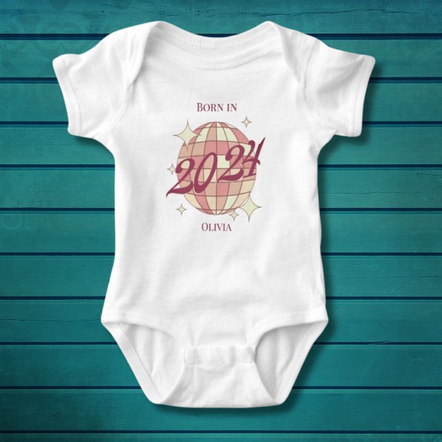 Baby girl born in 2024 newborn babyshowwr gift baby bodysuit (Creator Uploaded)