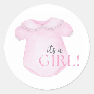 Baby Girl Bubble stickers