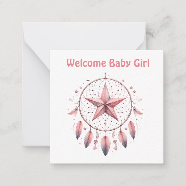 Baby Girl Cards  (Front)