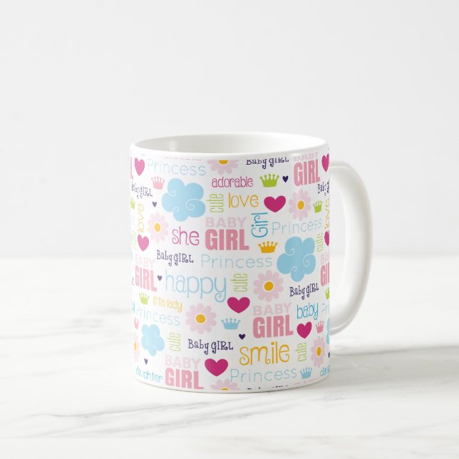 Baby Girl Coffee Mug (Front Right)