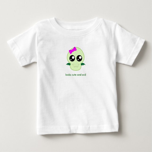 Baby Girl Cthulhu T-Shirt (Front)