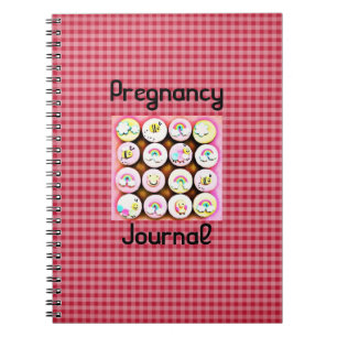 Baby Girl Cupcakes Pregnancy Journal