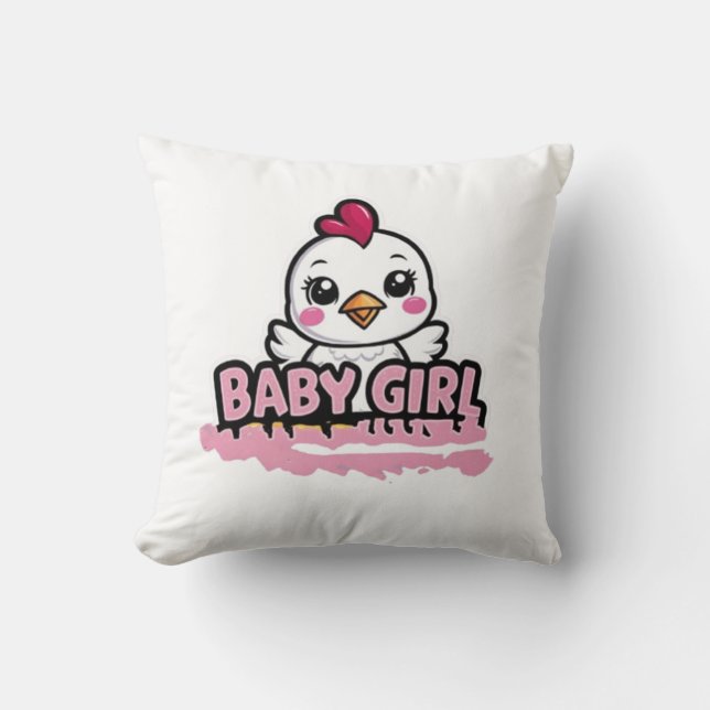 Baby girl  cushion (Front)