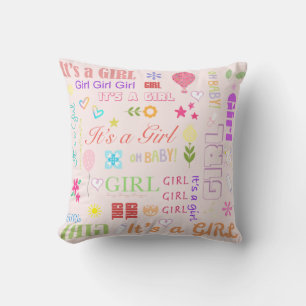 Baby Girl Cushion
