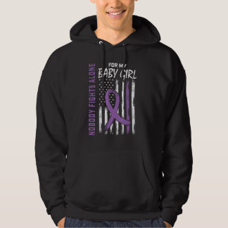 Baby Girl Daughter Lupus Awareness US Flag Product Hoodie