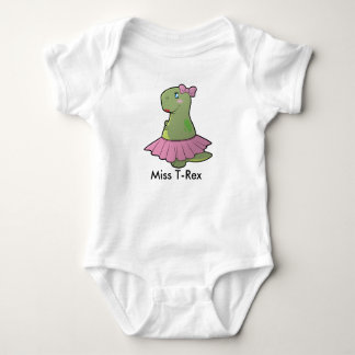Baby Girl Dinosaur Miss T-Rex Bodysuit