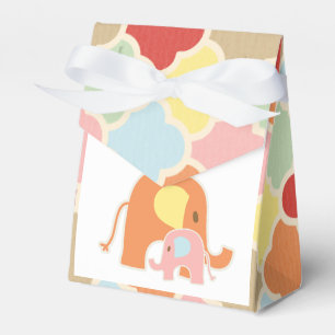 Baby Girl Elephant Shower Favour Box