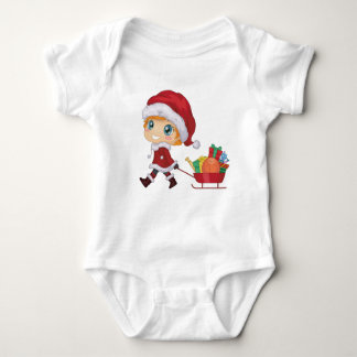 Baby Girl First Christmas Baby Bodysuit