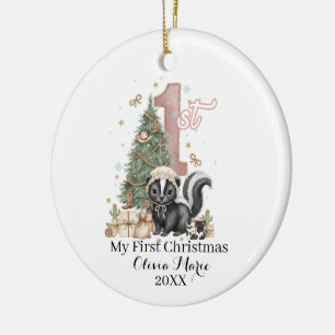 Baby Girl First Christmas Ornament