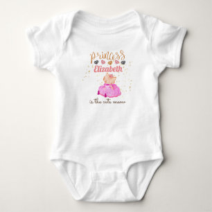 Baby Girl Gifts 1st Birthday Shower Princess Cats  Bodysuit
