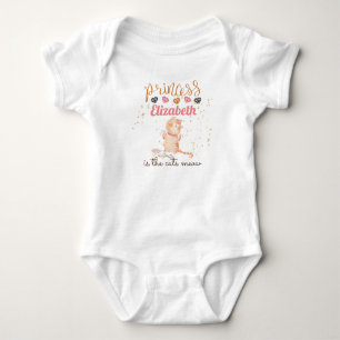 Baby Girl Gifts 1st Birthday Shower Princess Cats  Bodysuit