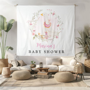Baby Girl Goose Extra Large Backdrop Tapestry